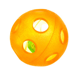 Игрушка для собак Мяч для активной игры светящийся 10 см