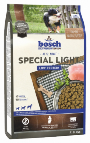 Special Light корм для собак с пониженным содержанием белка и минеральных веществ, 2,5 кг