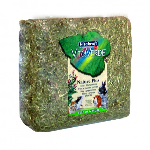 Сено луговое Vita Verde, с перечной мятой, 500г
