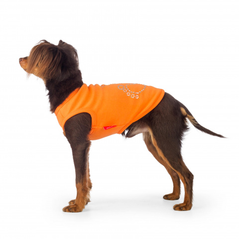 Футболка для собак L оранжевый (унисекс) 1