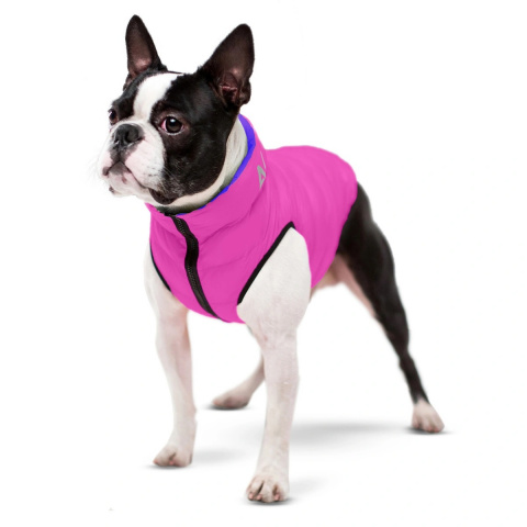 Курточка двухсторонняя для собак 4XL розовый (унисекс) 2