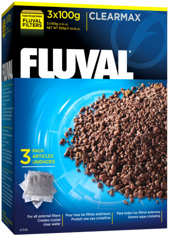 Наполнитель Fluval Clearmax 3х100 г удалитель фосфатов, нитратов инитритов