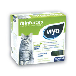 VIYO Напиток-пребиотик для пожилых кошек 7х30мл
