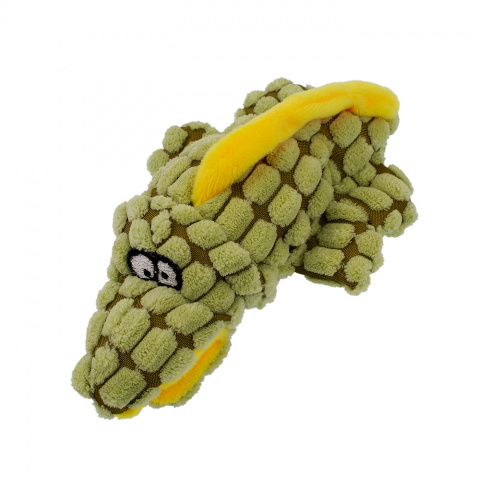 Игрушка для собак Крокодильчик с пищалкой 15см