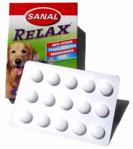 Relax Успокоительное средство от укачивания в транспорте для кошек и собак, 15 таблеток 1