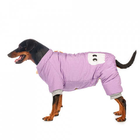 Комбинезон для собак XL фиолетовый (девочка)