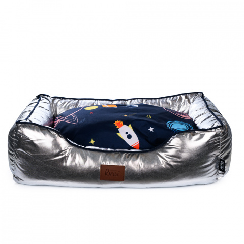 Лежак Space-Travel для кошек и собак мелких и средних пород, 80х55х23 см, мультиколор 1