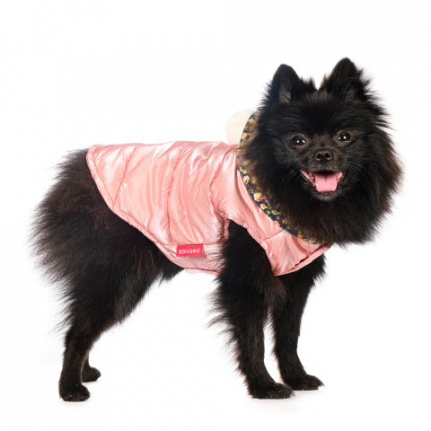 Куртка с капюшоном для собак 3XL розовый (унисекс)