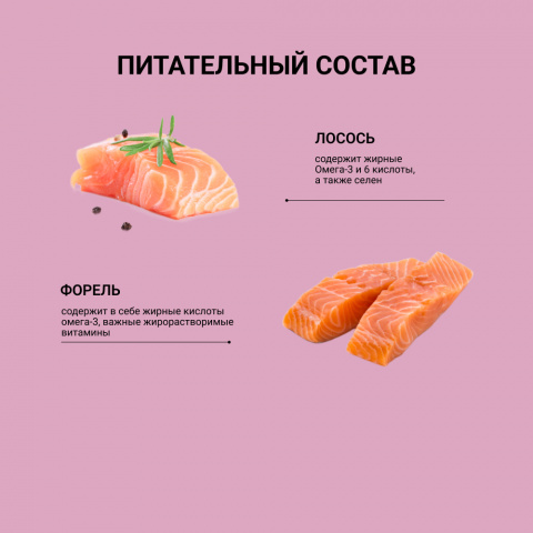 Adult Влажный корм для взрослых кошек, с форелью и лососем в соусе, 100 гр. 4
