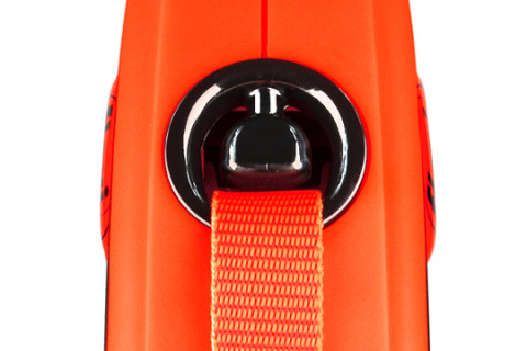 Рулетка Xtreme M ремень 5 м до 35 кг, черный/оранжевый 3