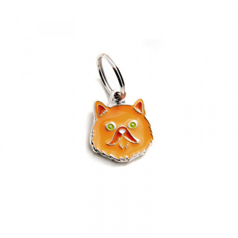 Colors Персидская кошка адресник оранжевый средний