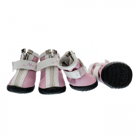 Ботинки для собак Mr. Shoes размер 5 XL розовый (унисекс)