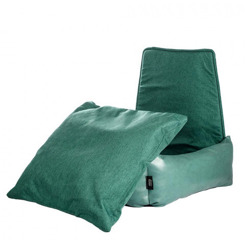 Лежак для автомобильного сиденья для кошек и собак мелкого размера, зеленый, 60х60 см 2