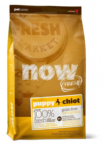 Fresh Grain Free Puppy Recipe корм для щенков, беззерновой, с индейкой, уткой и овощами, 5,45 кг