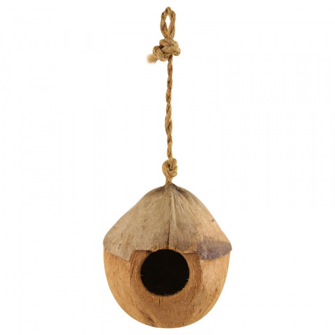 Домик для птиц из кокоса