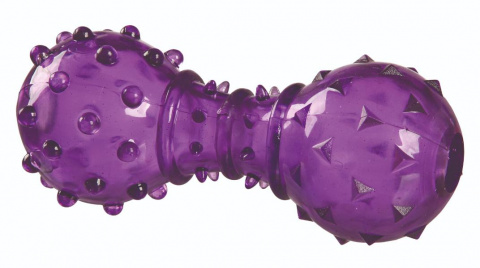 Игрушка для собак Гантеля для лакомств, цвета в ассортименте, 12 см