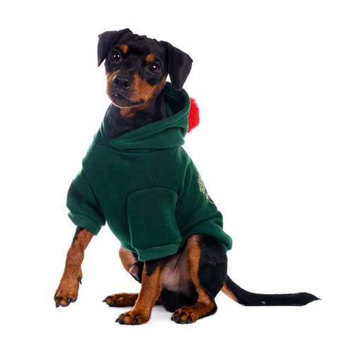 Толстовка для собак Christmas XL зеленый (унисекс) 4