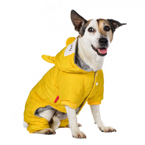 Комбинезон с капюшоном для собак XL желтый (унисекс) 8