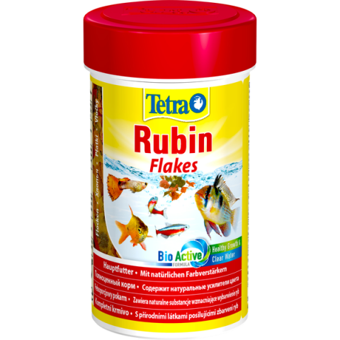 Rubin корм для рыб хлопья для окраса