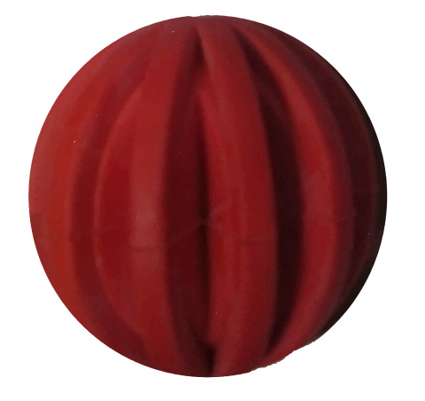 Игрушка для собак Мяч-арбуз резиновый, 7,5 см