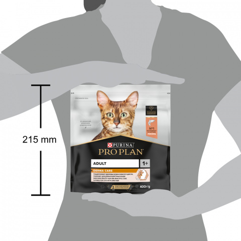 Elegant Adult Сухой корм для здоровья шерсти и кожи взрослых кошек, с лососем, 400 гр. 14