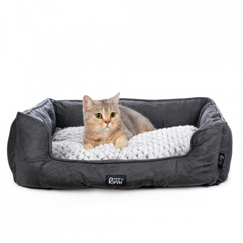 Лежак для кошек и собак мелких и средних пород, 70х60х19 см, цвет в ассортименте
