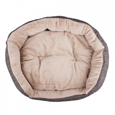 Лежак для собак и кошек мелких и средних пород, 75х60х24 см, коричневый 2