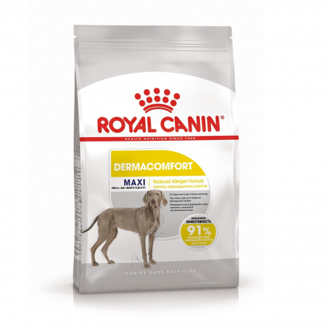 Maxi Dermacomfort корм для собак, склонных к кожным раздражениям и зуду, 14 кг