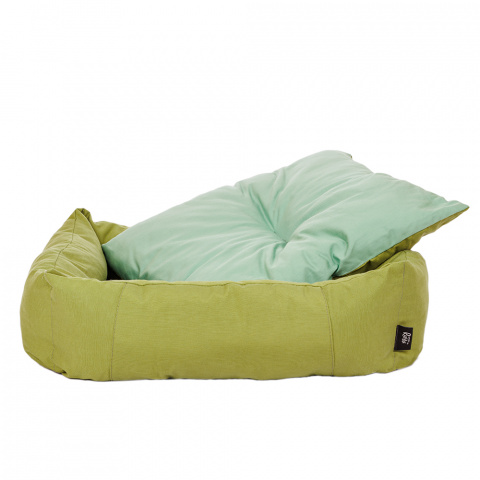 Лежак хлопок 8 для кошек и собак мелких и средних пород, 70х60 см, зеленый 6