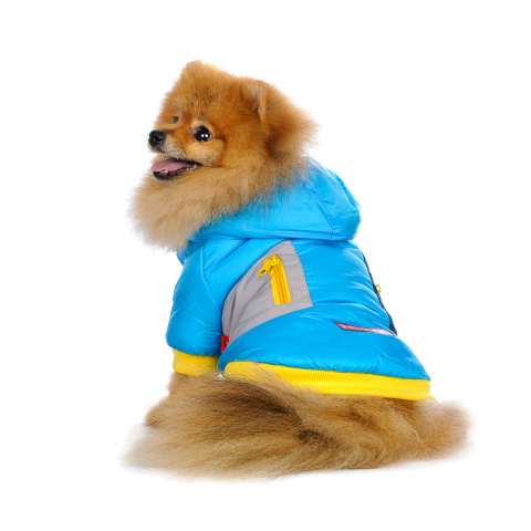 Куртка для собак синяя 1