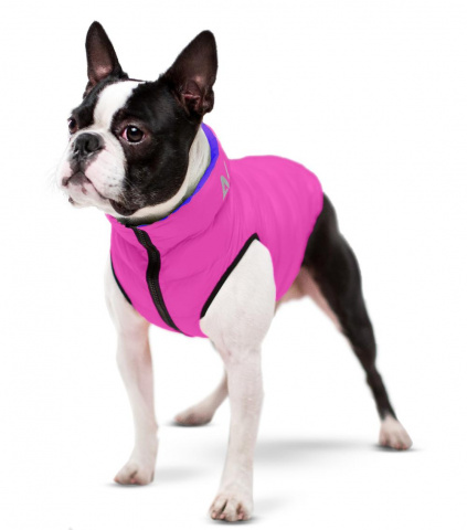 Курточка двусторонняя для собак 40 M фиолетовый (унисекс) 1