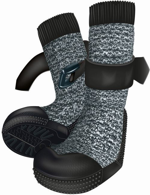 Защитные носки для лап Walker, L–XL, 2 шт., пёстрый чёрный/чёрный 3
