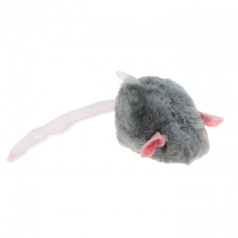 Игрушка для кошек Мышь пищащая 7 см 1