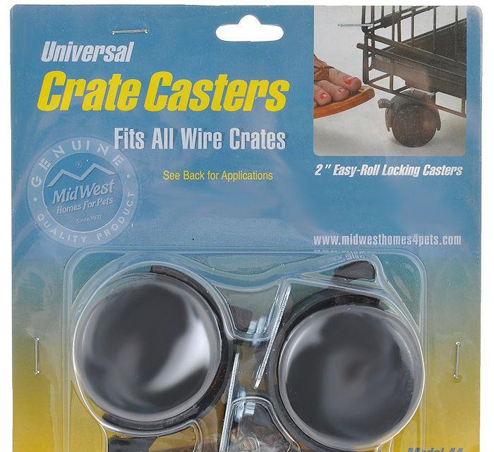 Колеса Universal Crate Caster для клеток универсальные, 2 шт. 1
