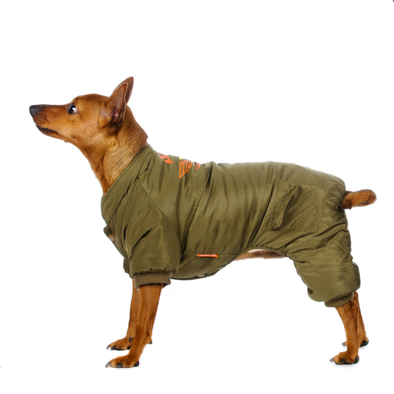 Комбинезон для собак зеленый Air Force