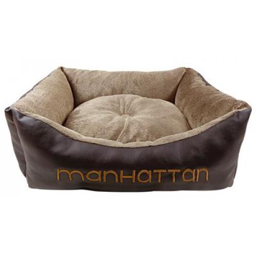Лежак для животных мягкий Манхэттэн 60х50 см