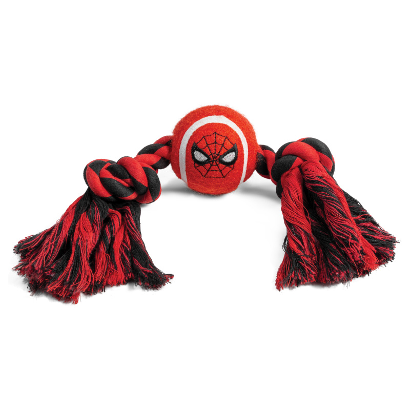 Игрушка для собак Marvel Человек Паук Верёвка и мяч