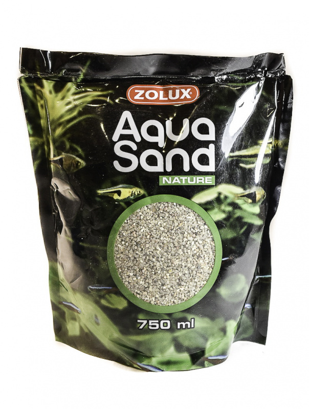 Золюкс Грунт для аквариума песок средний Aquasand Quartz Moyen ( 3 мм),750 мл 346036