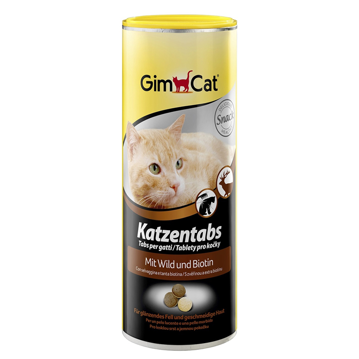 Gimcat Лакомство витаминизированное с дичью для кошек, 710 шт,  425г