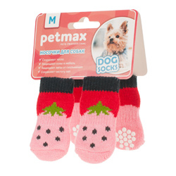 Носки для собак WanTalk клубничка розовые