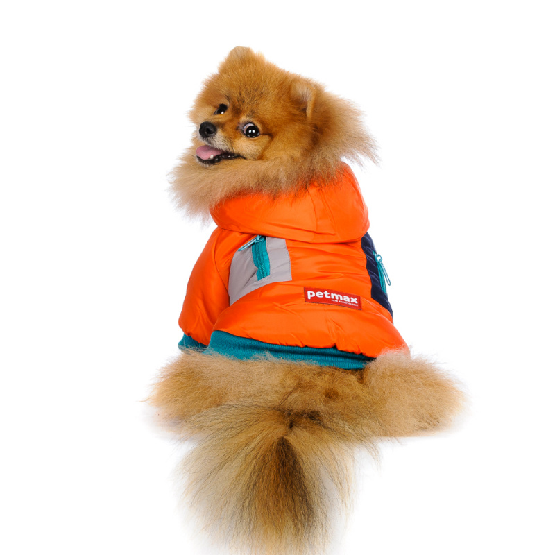 Куртка для собак оранжевая 1