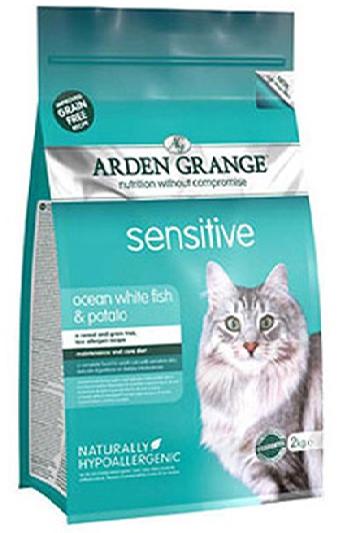Adult Cat Sensitive корм для кошек старше 1 года с чувствительным пищеварением и/или кожей, с океанической белой рыбой и картофелем, 4 кг