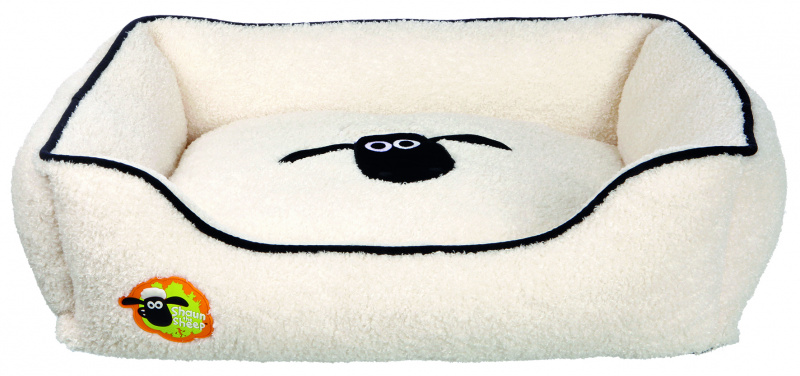 Лежак для животных Shaun the sheep, прямоугольный, кремовый, 57х48х18 см