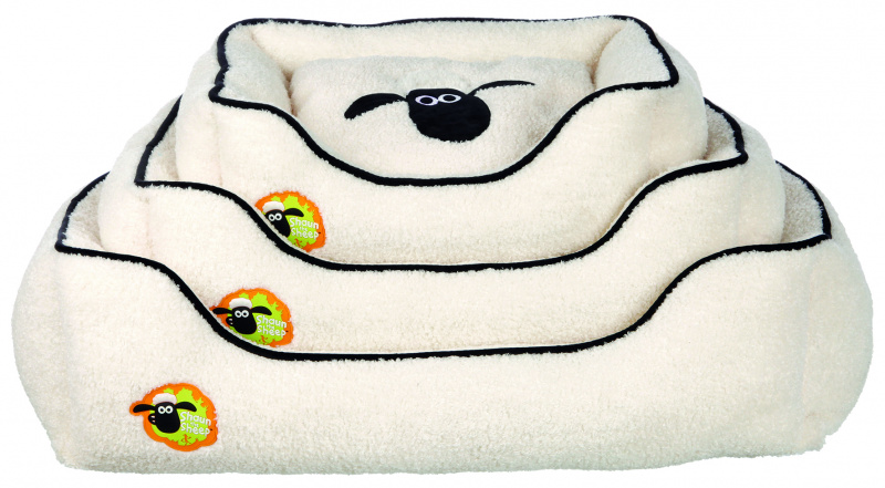 Лежак для животных Shaun the sheep, прямоугольный, кремовый, 57х48х18 см 1