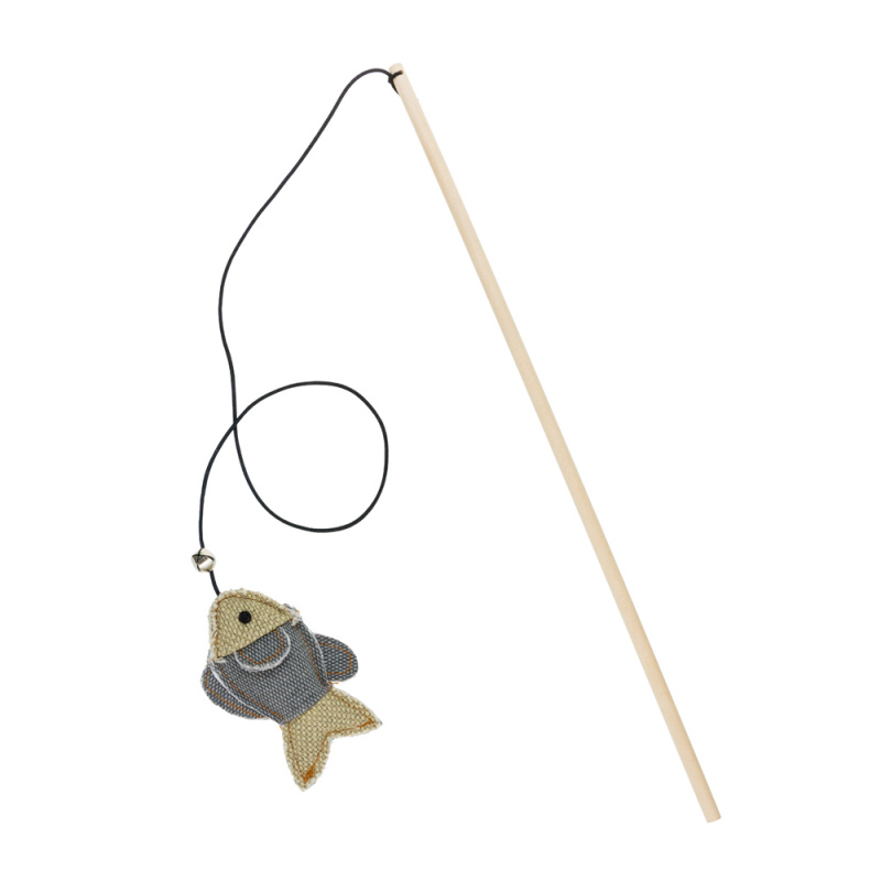 Игрушка для кошек Дразнилка Рыбка, 40 см 1