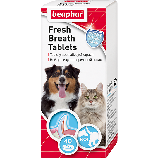 Средство для животных от запаха пасти Fresh Breath Tablets, 40 таб.