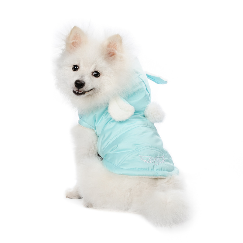 Куртка для собак голубая 2