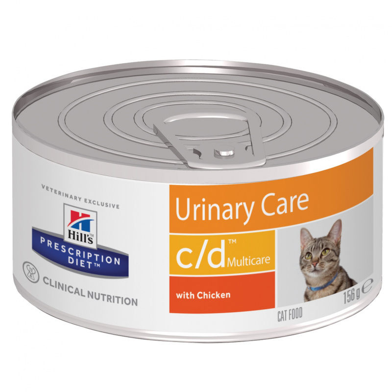 Prescription Diet c/d Multicare Urinary Care влажный корм для кошек, с курицей, 156г