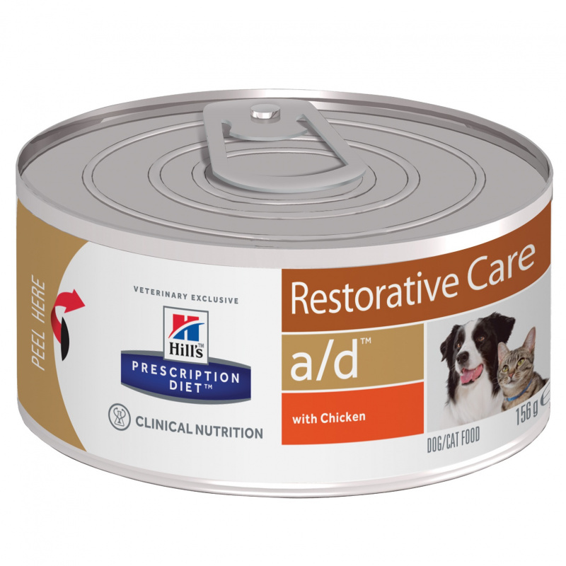 Prescription Diet a/d Restorative Care влажный корм для собак и кошек, с курицей, 156г 3