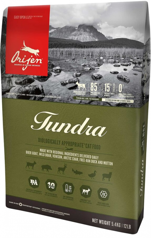 Tundra корм для кошек всех возрастов, с мясом козы, кабана и оленя, 340 г